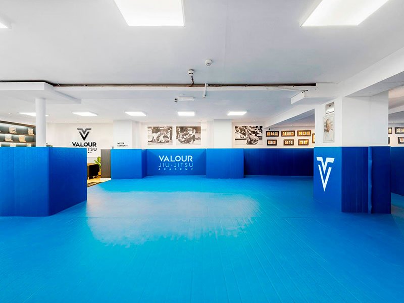 Training mats and equipment at Valour Jiu-Jitsu Worthing