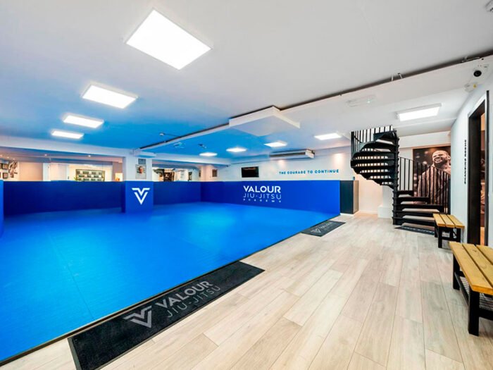 Training area at Valour Jiu-Jitsu gym in Worthing