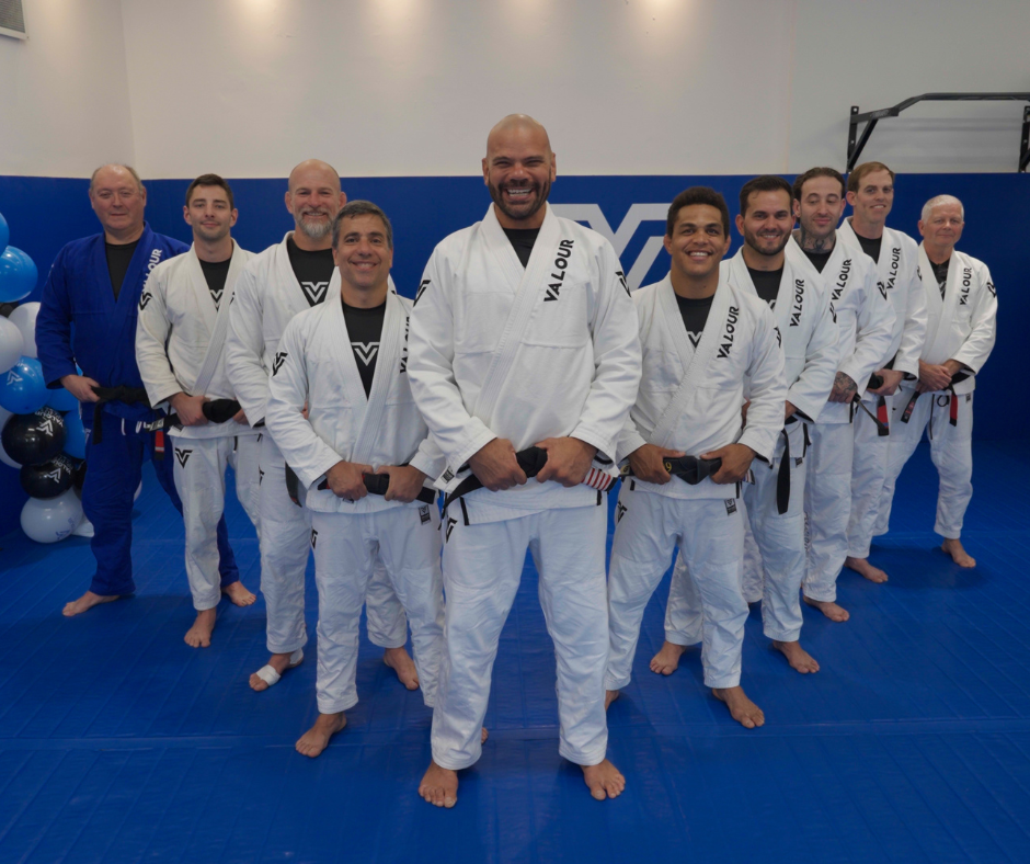 Valour Jiu Jitsu coaches guiding students during Brazilian Jiu Jitsu training at Valour HQ in Fulham, London